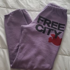 FreeCity LetsGo Purple Sweatpants SuperVintage